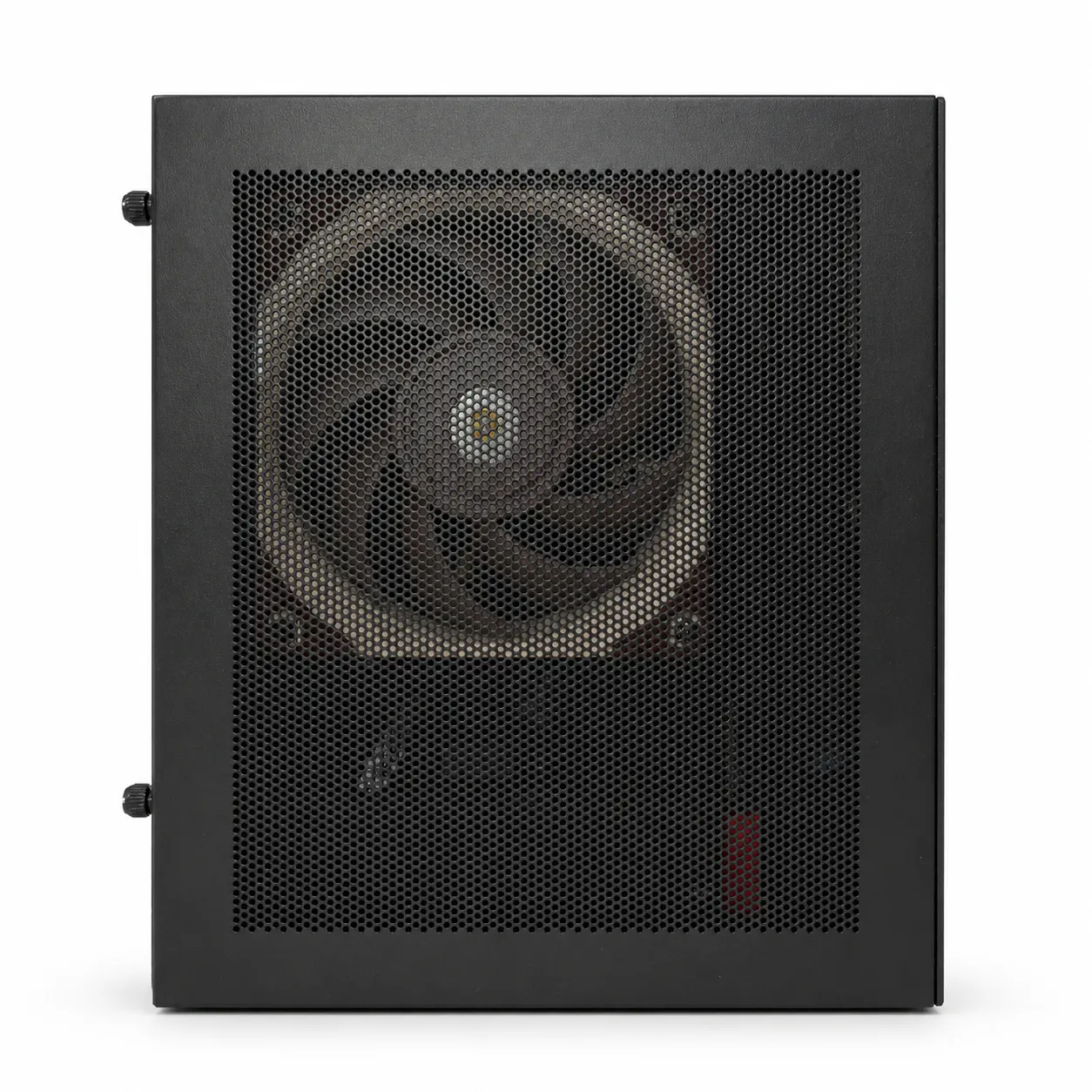 Companion Core 128 in black, studio side-panel shot on white
