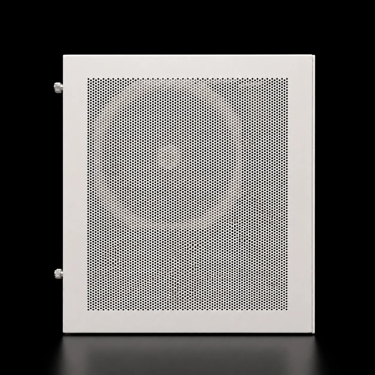 Companion Core 128 in white, studio side-panel shot on black